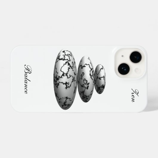 Zen-Saldo iPhone Hülle (Rückseite (Horizontal))