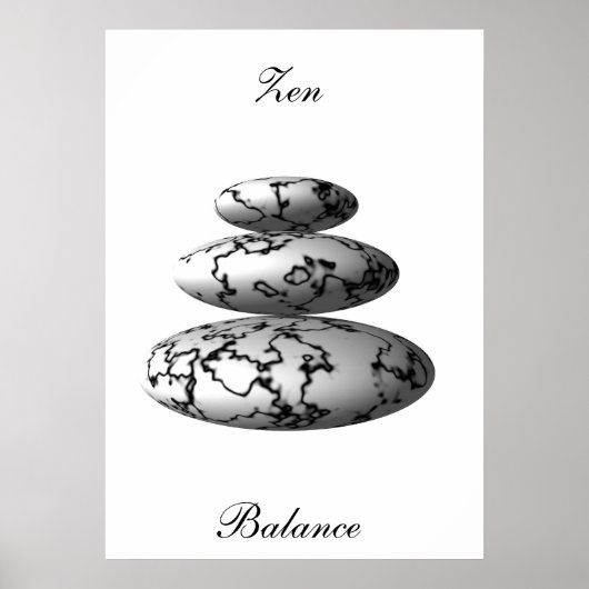 Zen-Saldo Poster (Vorne)