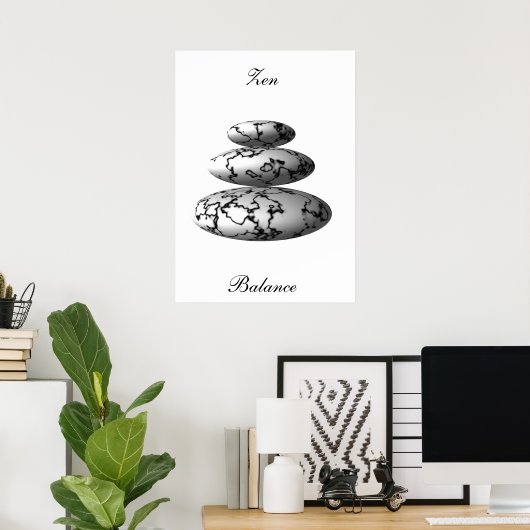 Zen-Saldo Poster (Heimbüro)