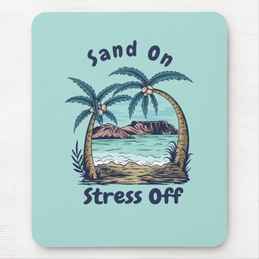 Zen Sand Waves Mousepad (Vorne)