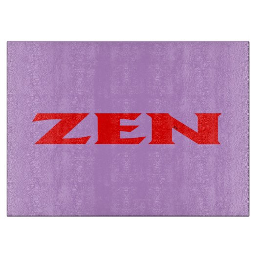 Zen-Scheiben-Schneidebrett Schneidebrett (Vorderseite)