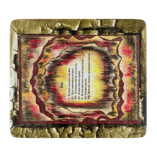 Zen Schneidebrett (Vorderseite)