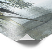 Zen-Schritte bis zum Horizont Fotodruck (Ecke)