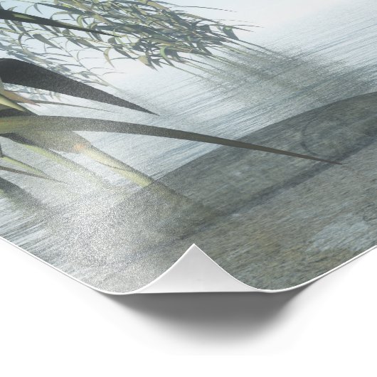 Zen-Schritte bis zum Horizont Fotodruck (Ecke)