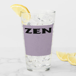Zen schwarz-graue Glasscheibe Glas