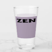 Zen schwarz-graue Glasscheibe Glas (Vorderseite)