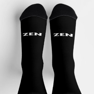 Zen-Schwarz-Prämiensocken Socken