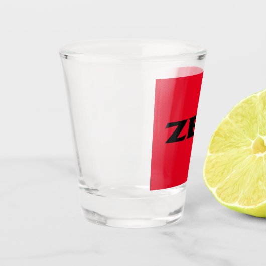 Zen-Schwarz-Schuss-Glas Schnapsglas (Links)