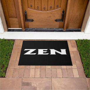 Zen-Schwarz-Türmchen Fußmatte