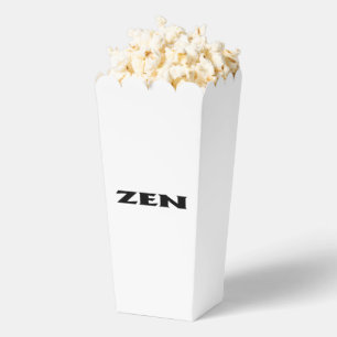 Zen-Schwarz-weiße Popcornboxen Geschenkschachtel