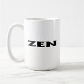 Zen Schwarz-weiße Tasse (Links)