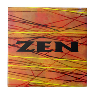 Zen-Schwarzdraht-Kachel Fliese