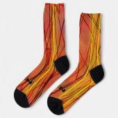 Zen-Schwarzdraht-Prämiensocken Socken (Linkes Detail)