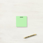 Zen-schwarze grüne Notizblöcke Post-it Klebezettel (Auf Schreibtisch)
