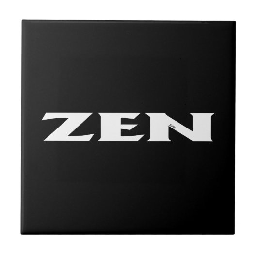 Zen schwarzen schwarzen Fliesen (Vorderseite)