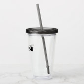 Zen schwarzer Acryltumbler Acryltrinkbecher (Links)