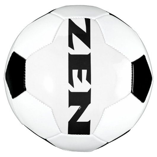 Zen-Schwarzfußball Fußball (Gedreht)