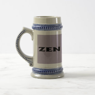 Zen-Schwarzgraustein Bierglas