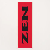 Zen-Schwarzroter Trainingsmatte Yogamatte (Vorderseite)