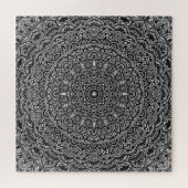 Zen-Schwarzweiss-Mandala Puzzle (Horizontal)