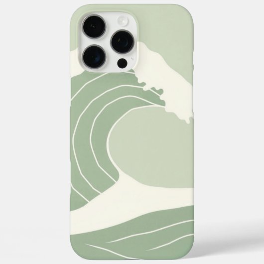 Zen Seigaiha Waves | Japanese Symbol of Luck Case-Mate iPhone Hülle (Rückseite)