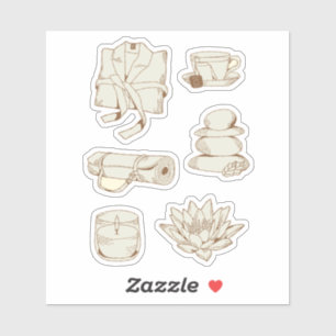 Zen-Selbstversorgungsplaner Aufkleber