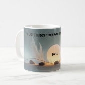 Zen Serenity Full Wrap Mug: Mindful Healing Gift Kaffeetasse (Vorderseite Links)