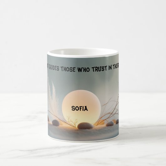 Zen Serenity Full Wrap Mug: Mindful Healing Gift Kaffeetasse (Mittel)