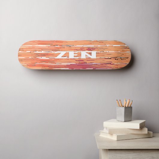 Zen-Skateboard Skateboard (Wandkunst (Horz))