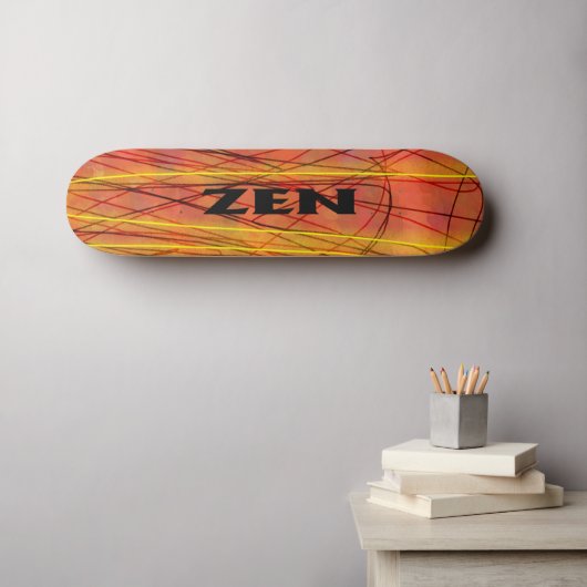 Zen-Skateboard Skateboard (Wandkunst (Horz))