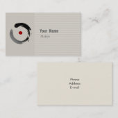 Zen Sketch Visitenkarte (Vorne/Hinten)