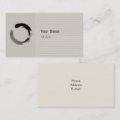 Zen Sketch Visitenkarte (Vorne/Hinten)