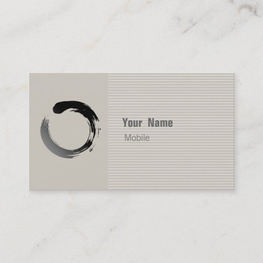 Zen Sketch Visitenkarte (Vorderseite)