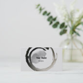 Zen Sketch Visitenkarte (Stehend Vorderseite)