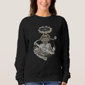 Zen Sloth Sweatshirt (Vorderseite)