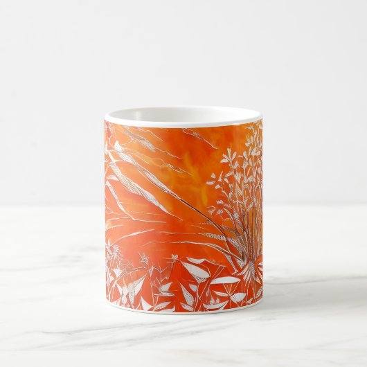 Zen Spirit Orange Kaffeetasse (Mittel)