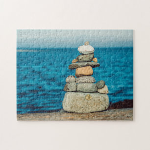 Zen Stacks am Strand Puzzle