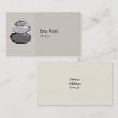 Zen Stacks Sketch Visitenkarte (Vorne/Hinten)