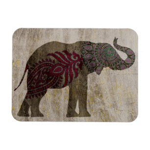 Zen-Stammes- Elefant Magnet