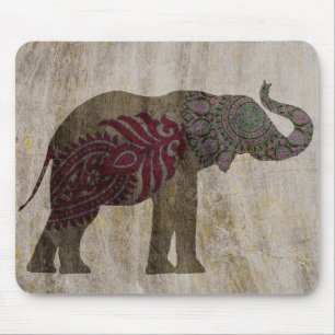 Zen-Stammeselephant Mousepad