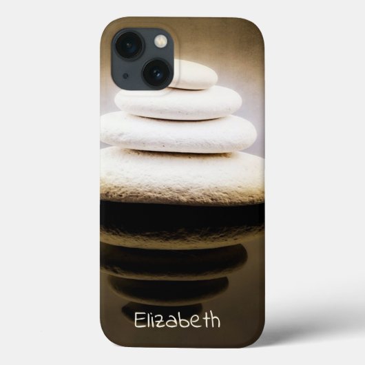 Zen-Steine, Meditation Cool Case-Mate iPhone Hülle (Rückseite)