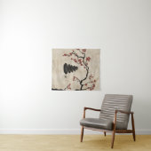 Zen Steine Sakura Baum Wandteppich (Beispiel (Horizontal))
