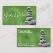 Zen-Steine Visitenkarte (Vorne/Hinten)