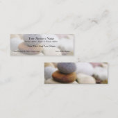 Zen-Steingarten Mini Visitenkarte (Vorne/Hinten)