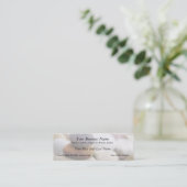 Zen-Steingarten Mini Visitenkarte (Stehend Vorderseite)