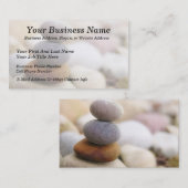 Zen-Steingarten Visitenkarte (Vorne/Hinten)