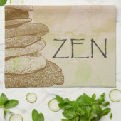Zen-Steinhaufen Handtuch (Gefaltet)