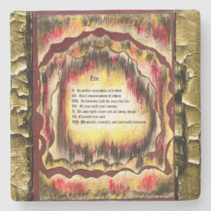 Zen Steinuntersetzer