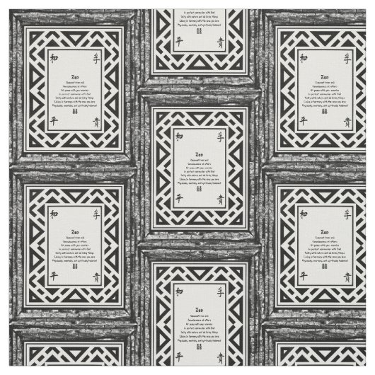 Zen Stoff (Muster)