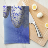 Zen Stone Blue Lila Ocean Liebe Peace Inspiration Handtuch (Viertel Falte)